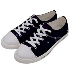 Celebrities-categories-universe-sky Men s Low Top Canvas Sneakers by Cowasu