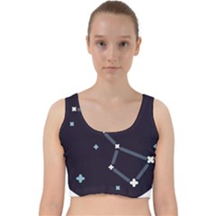 Celebrities-categories-universe-sky Velvet Racer Back Crop Top by Cowasu