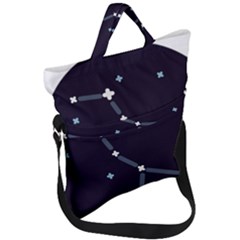 Celebrities-categories-universe-sky Fold Over Handle Tote Bag by Cowasu