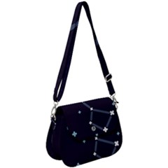 Celebrities-categories-universe-sky Saddle Handbag by Cowasu