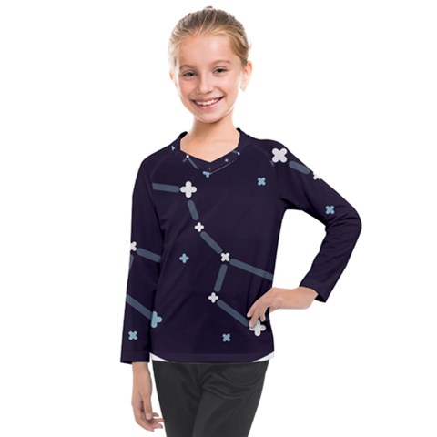 Celebrities-categories-universe-sky Kids  Long Mesh T-shirt by Cowasu