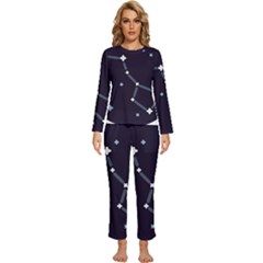 Celebrities-categories-universe-sky Womens  Long Sleeve Lightweight Pajamas Set by Cowasu