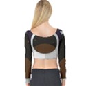 Astronaut-space-astronomy-universe Long Sleeve Crop Top View2