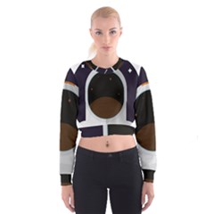 Astronaut-space-astronomy-universe Cropped Sweatshirt