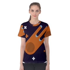 Meteor-meteorite-space-comet Women s Cotton T-shirt