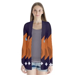 Meteor-meteorite-space-comet Drape Collar Cardigan by Cowasu