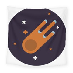 Meteor-meteorite-space-comet Square Tapestry (large)