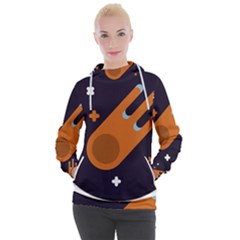 Meteor-meteorite-space-comet Women s Hooded Pullover