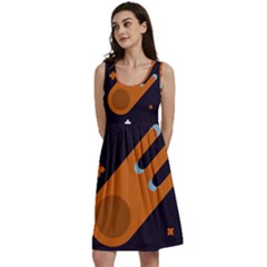 Meteor-meteorite-space-comet Classic Skater Dress by Cowasu