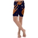 Meteor-meteorite-space-comet Kids  Lightweight Velour Cropped Yoga Leggings View1