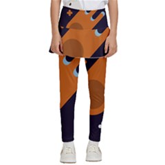 Meteor-meteorite-space-comet Kids  Skirted Pants by Cowasu