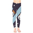 Satellite-machine-space-dark Kids  Leggings View1