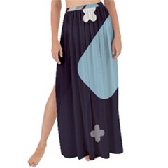 Satellite-machine-space-dark Maxi Chiffon Tie-up Sarong by Cowasu