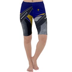 Science-fiction-sci-fi-sci-fi-logo Cropped Leggings  by Sarkoni