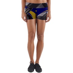 Science-fiction-sci-fi-sci-fi-logo Yoga Shorts