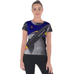 Science-fiction-sci-fi-sci-fi-logo Short Sleeve Sports Top 