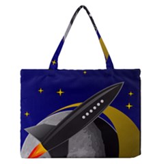 Science-fiction-sci-fi-sci-fi-logo Zipper Medium Tote Bag by Sarkoni