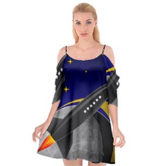 Science-fiction-sci-fi-sci-fi-logo Cutout Spaghetti Strap Chiffon Dress by Sarkoni