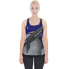 Science-fiction-sci-fi-sci-fi-logo Piece Up Tank Top by Sarkoni