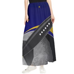 Science-fiction-sci-fi-sci-fi-logo Maxi Chiffon Skirt