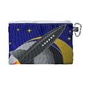 Science-fiction-sci-fi-sci-fi-logo Canvas Cosmetic Bag (Large) View2