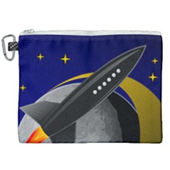 Science-fiction-sci-fi-sci-fi-logo Canvas Cosmetic Bag (xxl)