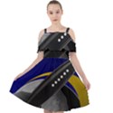 Science-fiction-sci-fi-sci-fi-logo Cut Out Shoulders Chiffon Dress View1