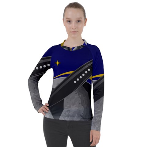 Science-fiction-sci-fi-sci-fi-logo Women s Pique Long Sleeve T-shirt by Sarkoni