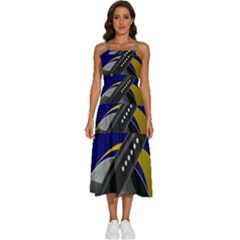 Science-fiction-sci-fi-sci-fi-logo Sleeveless Shoulder Straps Boho Dress by Sarkoni