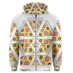 Pizza-slice-food-italian Men s Zipper Hoodie