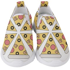 Pizza-slice-food-italian Kids  Slip On Sneakers by Sarkoni