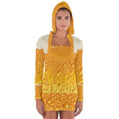 Bubble-beer Long Sleeve Hooded T-shirt by Sarkoni