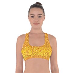 Bubble-beer Cross Back Sports Bra by Sarkoni