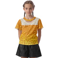 Bubble-beer Kids  Front Cut T-shirt by Sarkoni