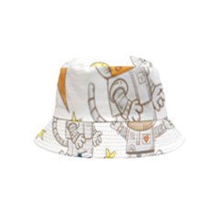 Astronaut-dog-cat-clip-art-kitten Bucket Hat (kids) by Sarkoni