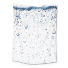 Blue Oxygen-bubbles-in-the-water Medium Tapestry