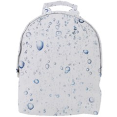 Blue Oxygen-bubbles-in-the-water Mini Full Print Backpack by Sarkoni