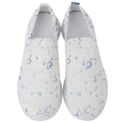 Blue Oxygen-bubbles-in-the-water Men s Slip On Sneakers by Sarkoni