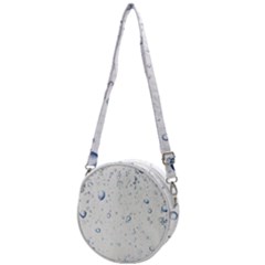 Blue Oxygen-bubbles-in-the-water Crossbody Circle Bag by Sarkoni