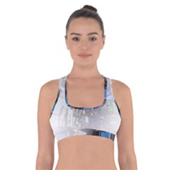 New York City Cross Back Sports Bra by Sarkoni