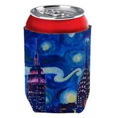 Starry Night In New York Van Gogh Manhattan Chrysler Building And Empire State Building Can Holder by Sarkoni