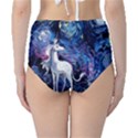 Unicorn Starry Night Print Van Gogh Classic High-Waist Bikini Bottoms View2