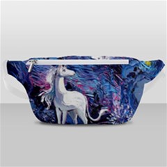 Unicorn Starry Night Print Van Gogh Waist Bag  by Sarkoni