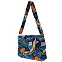 Cartoon Parody  Art Starry Night Van Gogh Full Print Messenger Bag (M) View2