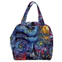 Castle Starry Night Print Van Gogh Parody Boxy Hand Bag View1