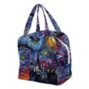 Castle Starry Night Print Van Gogh Parody Boxy Hand Bag View2