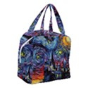 Castle Starry Night Print Van Gogh Parody Boxy Hand Bag View3