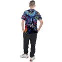 Castle Starry Night Print Van Gogh Parody Men s Sport Top View2