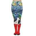 Dog Cartoon Vincent Van Gogh s Starry Night Parody Tights View1