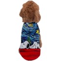 Dog Cartoon Vincent Van Gogh s Starry Night Parody Dog T-Shirt View2